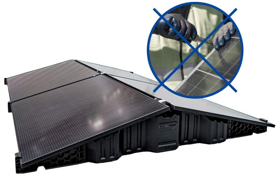 Huber Solarfix - weniger Schrauben